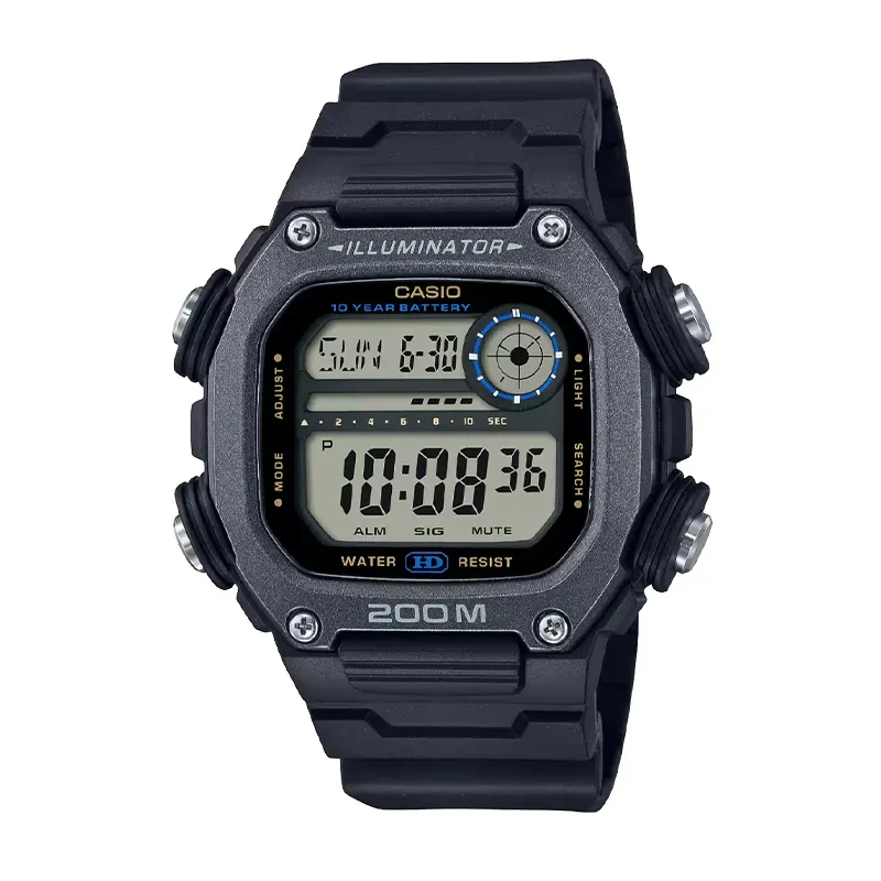 Casio Digital Sports 10-Year Battery Men's Watch- DW-291HX-1AVDF